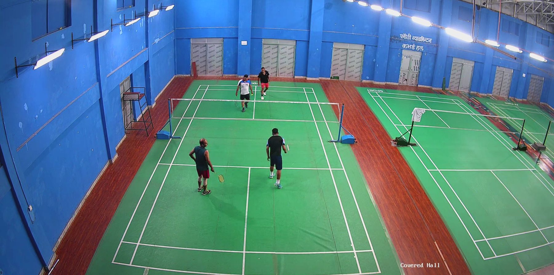 Members walk in and play