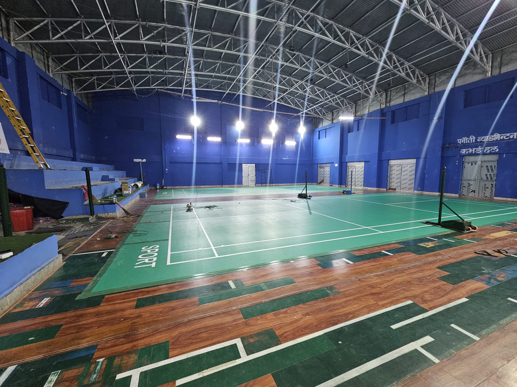 Panauti's covered badminton hall